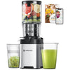 AMZCHEF 1.6L Cold Press Juicer with 126mm Feeding Chute for Whole Fruits and Vegetables